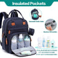 BabbleRoo Diaper Bag Backpack - Baby Essentials Travel Tote - Multi Function Water Resistant Diaper Bag, Travel Essentials Baby
