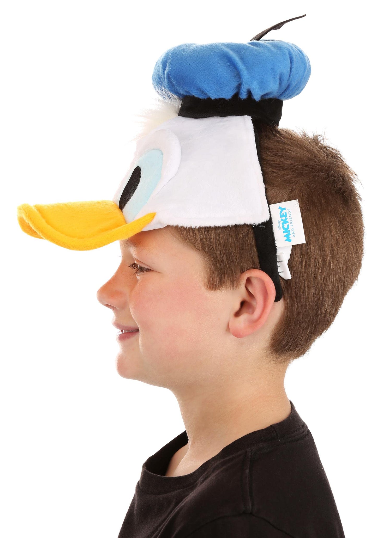Elope Disney Donald Duck Plush Costume Headband For Adults And Kids Standard