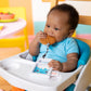 Bright Starts Cookies & Teethe 2-in-1 Rattle and Teether Activity Toy, Soothe Sore Gums, Entertain Baby with Rattle Toy, Unisex,