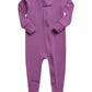 Vaenait Baby Toddler Boys Girls Solid Footie Pajama Cozy Modal Purple 6-9M