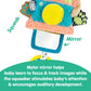 LAMAZE Arty Says Cheese Clip On Stroller Toy - Baby Sensory Toys with Crinkle and Squeak Sounds - Includes Clip for On-The-Go St