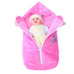 Popular Babys Sleeping and Carry Bag Wash Cloth for New Born 100% Cotton/Reusable Extra Soft/New Born Baby Bedding (Pink)