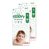 Teddyy Easy Baby S Size Diaper Pant Style |102 Count (Small) | 38 Kg (Pack Of 6) | Long Protection Hours | AntiBacterial | Air