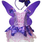 Petitebella Fairy Costume Dress 1-10Y (Purple, 8-10 Years)