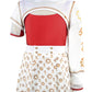 Xefenki Girls Nova Zombies 4 Costume Dress Cheerleader Halloween Cosplay Outfits 9-10Y