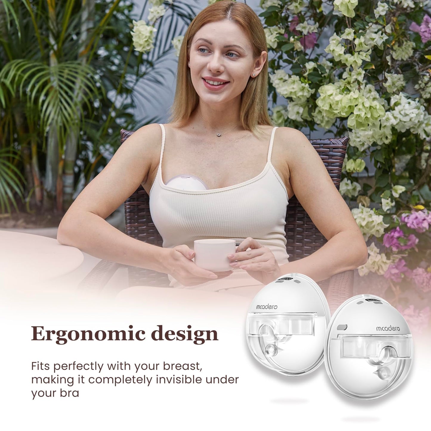 Mcadero M1 Upgrade Wearable Breast Pump With 4 Modes & 12 Levels