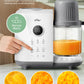 Bear Baby Food Maker with Two Layer Steam Baskets, One Step Baby Food Processor Steamer Puree Blender, Baby Food Mill with Bottl
