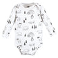 Hudson Baby Unisex Baby Cotton Long-Sleeve Bodysuits, Chill Out Penguin, 6-9 Months