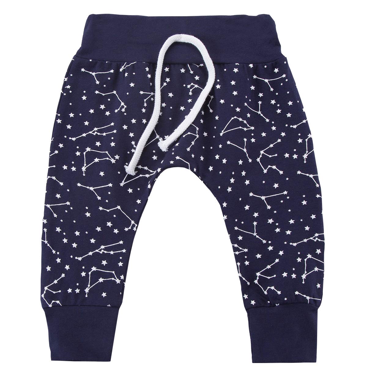 Baby Boys 3Pcs Space Outfit Newborn Bear Clothes Love You To The Moon And Back Starry Sky Long Sleeve Pant Set (Blue05 0-3 Month