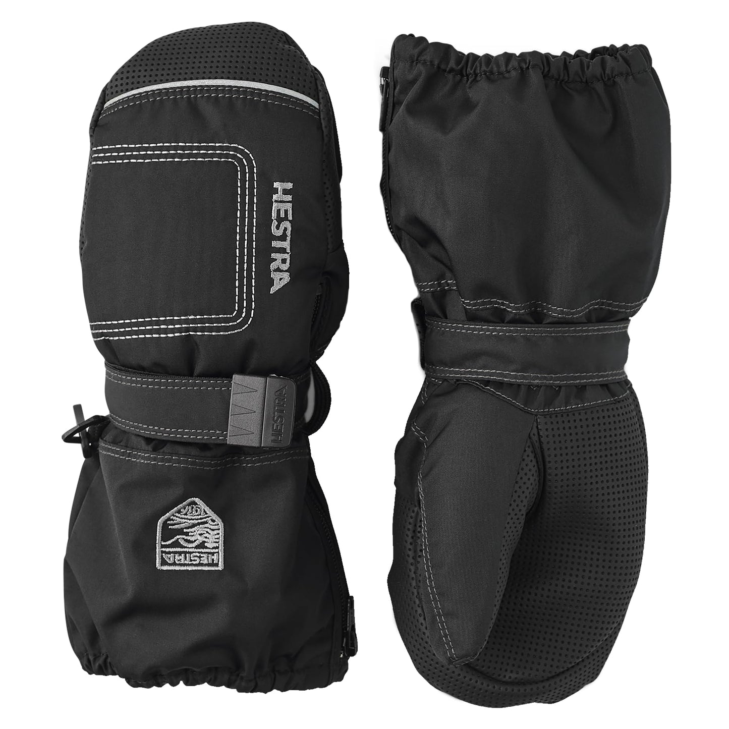 Hestra Baby Zip Long Mitt (Child 1-9Yrs) | Waterproof, Insulated Mittens For Toddlers & Kids For Winter & Playing In The Snow -