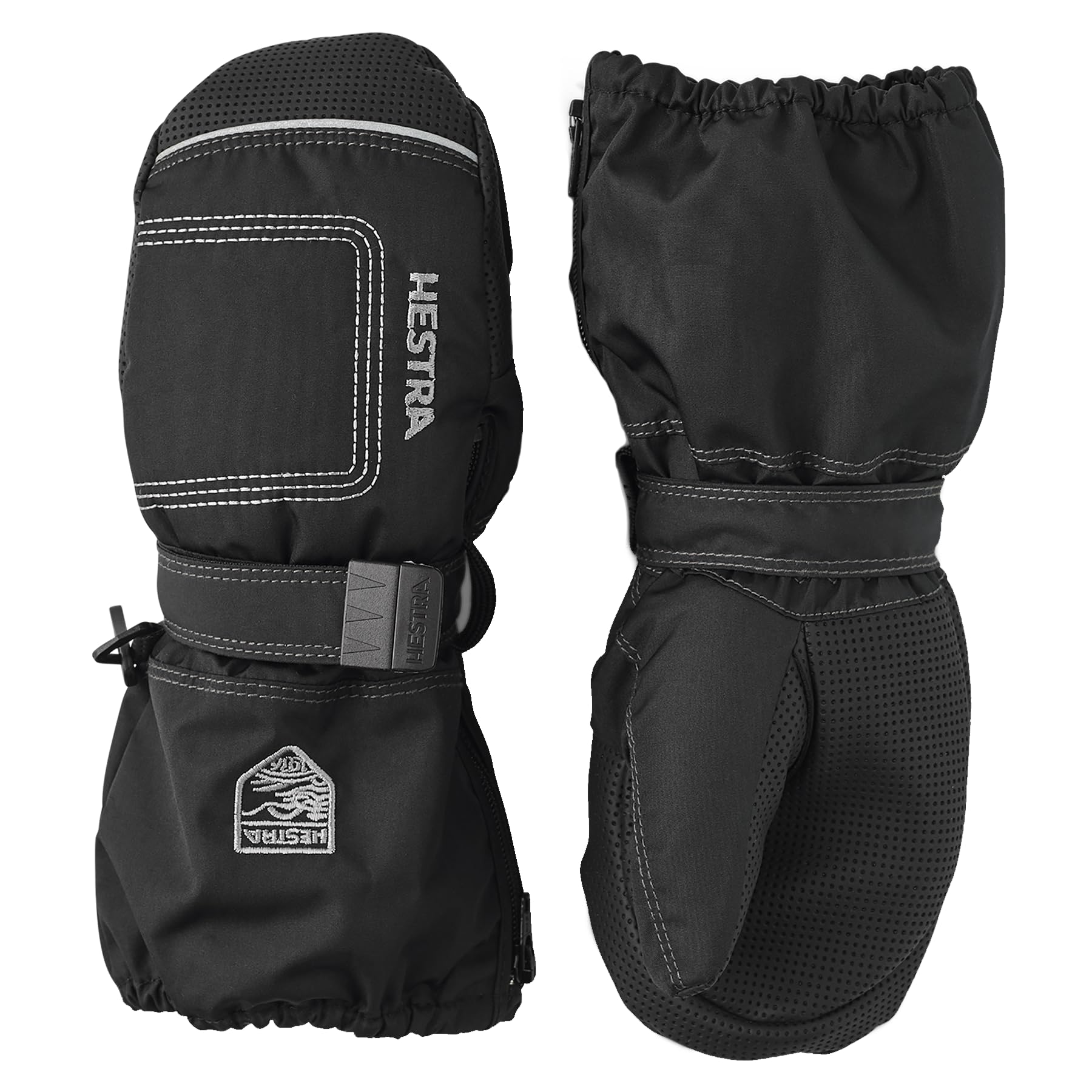 Hestra Baby Zip Long Mitt (Child 1-9Yrs) | Waterproof, Insulated Mittens For Toddlers & Kids For Winter & Playing In The Snow -