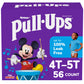 Pull-Ups Boys' Potty Training Pants, Size 4T-5T Training Underwear (38-50 Lbs), 56 Count