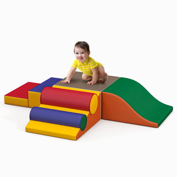 Betterhood Climbing Blocks - Kids Soft Foam Activity Playset - Toddler Soft Couch Climber Gymnastics Equipment For Crawling And
