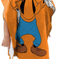Disney Goofy Kids Bath/Pool/Beach Hooded Poncho - Super Soft & Absorbent Cotton Towel, Measures 22 X 22 Inches (Official Disney