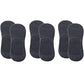 Queery Unisex Anti Slip No Show Cotton Black Loafer Socks With Anti Slip Silicon Grip (Pack Of 3)