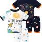 Daughter Queen Boys Pajamas 18-24 Months Summer Pjs Space Pj Sets Baby Toddler 100% Cotton Short Sleeve Jammies Solar System Sle