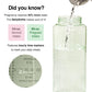 BellyBottle Pregnancy Water Bottle Tracker Must Haves for Expecting Moms Nausea Relief + Straw + BPA Free Green