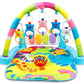 Zest 4 Toyz Baby Play Mat Gym & Fitness Rack With Hanging Rattles Lights & Musical Keyboard Mat Piano  Blue, Pack Of 1