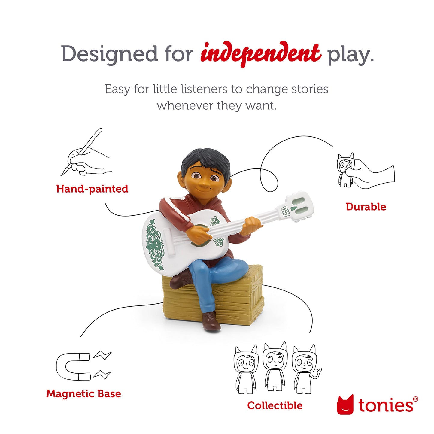 Tonies Miguel Audio Toy Figurine from Disney and Pixars Coco