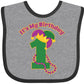 Inktastic Mardi Gras 1St Birthday Baby Bib Heather And Black 209Ea