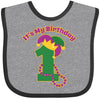 Inktastic Mardi Gras 1St Birthday Baby Bib Heather And Black 209Ea
