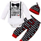 Shalofer Valentine'S Day Baby Boys Outfits Infant Heart Breaker Pant Clothing Set (Black&White,0-3 Months)