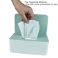 Diaper Wipes Dispenser, Tissue Storage Box Case, Wet Wipe Dispenser Holder With Lid For Home, Office, Cars (Green)