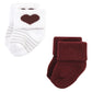 Hudson Baby Unisex Baby Cotton Rich Newborn And Terry Socks, Ballet, 0-6 Months