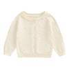 Infant Baby Girl Cardigan Sweater Long Sleeve Button Up Knit Sweatshirt Jacket Toddler Baby Girl Fall Outfits (Apricot, 4-5 Year