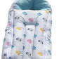 Amardeep Blue Baby Quilt & Sleeping Bag Cum Carry Bag  Soft, Cozy, Portable Baby Bedding For Newborns, Infants  64X41 Cm, Stro