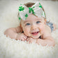 Qfv Infant Bows St Patrick'S Day Baby Girls Bows Headband, Newborn Soft Baby Hairband, One Sizes Fits All Baby