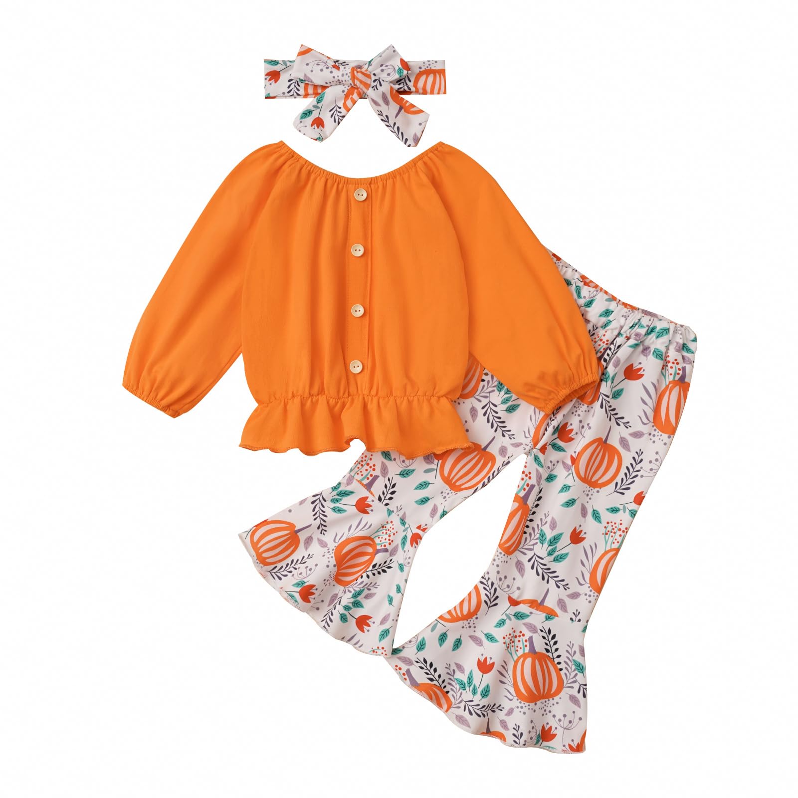 Ovmxqso Toddler Baby Girl Halloween Outfits Kid Girl Long Sleeve Shirt – Cutebab WBBAPB0CB7J84NQ