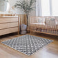 Vibe Bear Baby Foam Play Mat, 50X50 Inches Baby Crawling Mat, Thicken One-Piece Baby Playmat, Non Slip Washable Baby Play Mat Fo
