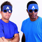 Sun-Staches Marvel Official Captain America Sunglasses | Costume Accessory Mask | Uv400 | One Size Fits Most