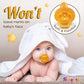 Sweetie Rubber Pacifier Natural Rubber Pacifier Rounded (Natural Color, 12-18 Month)