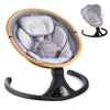 LAREX Baby Swing to Toddler Electric Infant Swing Portable for Newborn Boy Girl, 5 Sway Speeds with Remote Control, 12 Preset Me