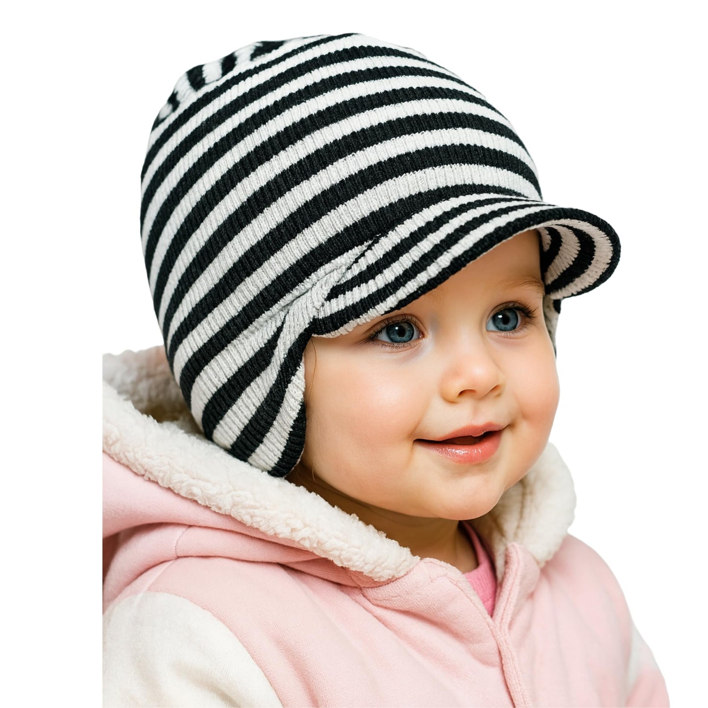 Bhavy Unisex Summer And Winter Season Beanie Hat Baby Cap Baseball Kids Cap For Boys And Girls (In, Age, 3 Months, 6 Months, Whi