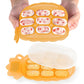 haakaa Silicone Nibble Freezer Tray -Breastmilk Teething Popsicle Mold - Baby Fruit Food Feeder Teether Tray - Baby Food Maker -