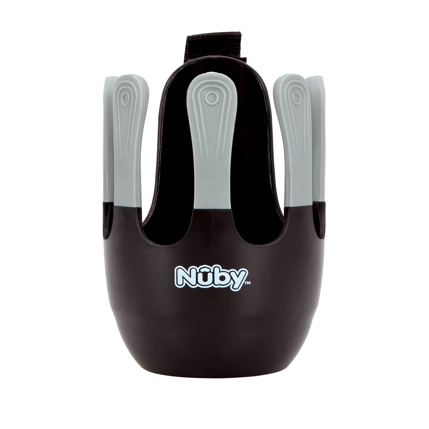 Nuby Universal Cup Holder Withtextured Grips: Travel And Stroller Accessory