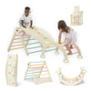 Delta Children Lil Climber Gym - Indoor Climbing Gym/Jungle Gym for Kids - Montessori Toy with Reversible Arch/Rocking Chair, Re