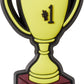 Crocs Jibbitz Sports Shoe Charms Jibbitz For Crocs, Number One Trophy, One Size