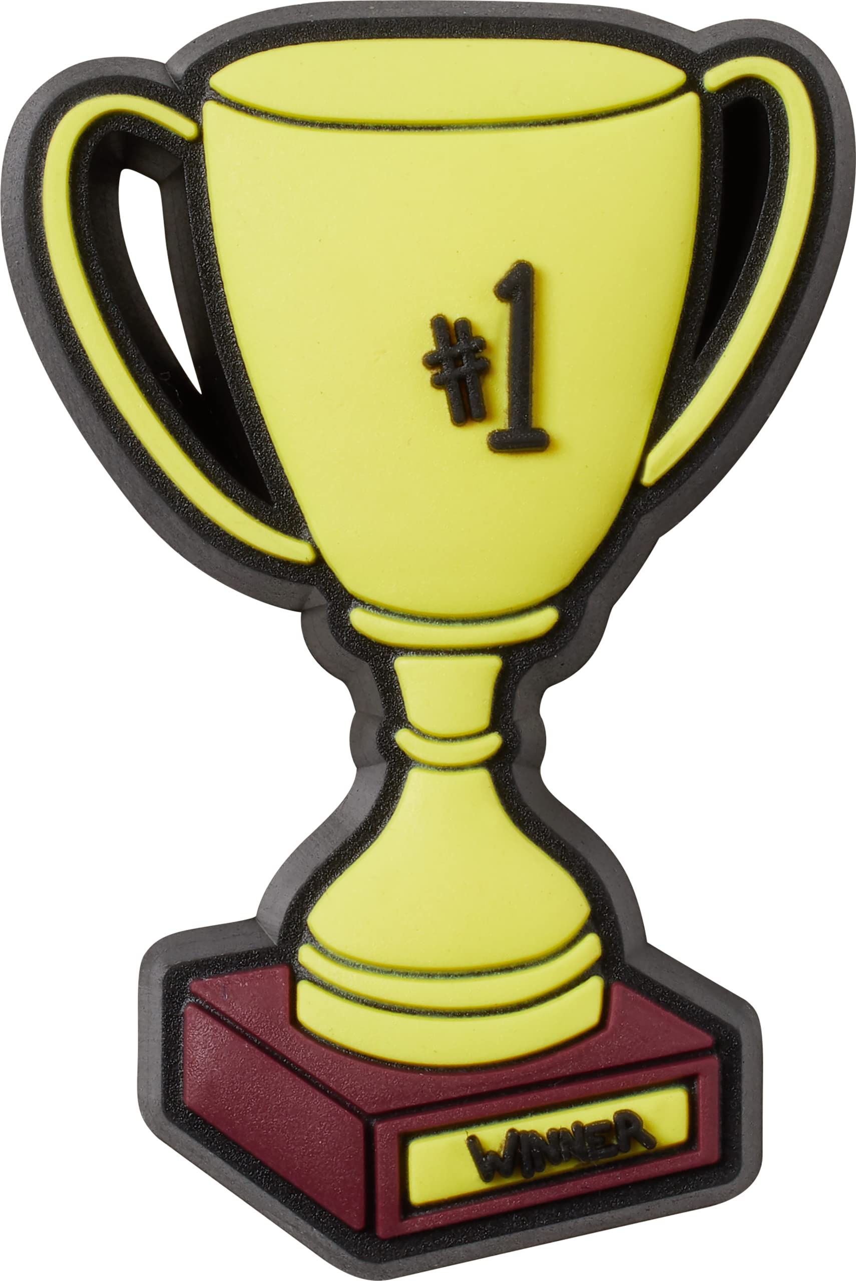 Crocs Jibbitz Sports Shoe Charms Jibbitz For Crocs, Number One Trophy, One Size