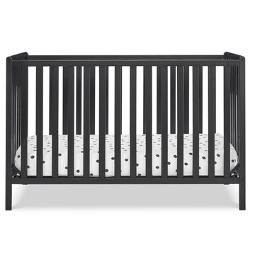 Delta Children Heartland 4-In-1 Convertible Crib, Black