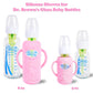 Gogengen Silicone Sleeves For Dr. Brown'S Glass Bottles, Anti-Breakage Baby Bottle Holder With Handle And Window, 8 Oz, 4 Pack,