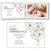 First Grandchild Gift For New Grandparents - Poetry Frame (White)