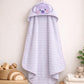 Hi mom Kids World Baby Hooded Towel, Lavender, Koala Animal Design, Soft Bath Wrap for Infants and Toddlers