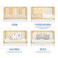 Delta Children Essex 4-In-1 Convertible Crib, Natural