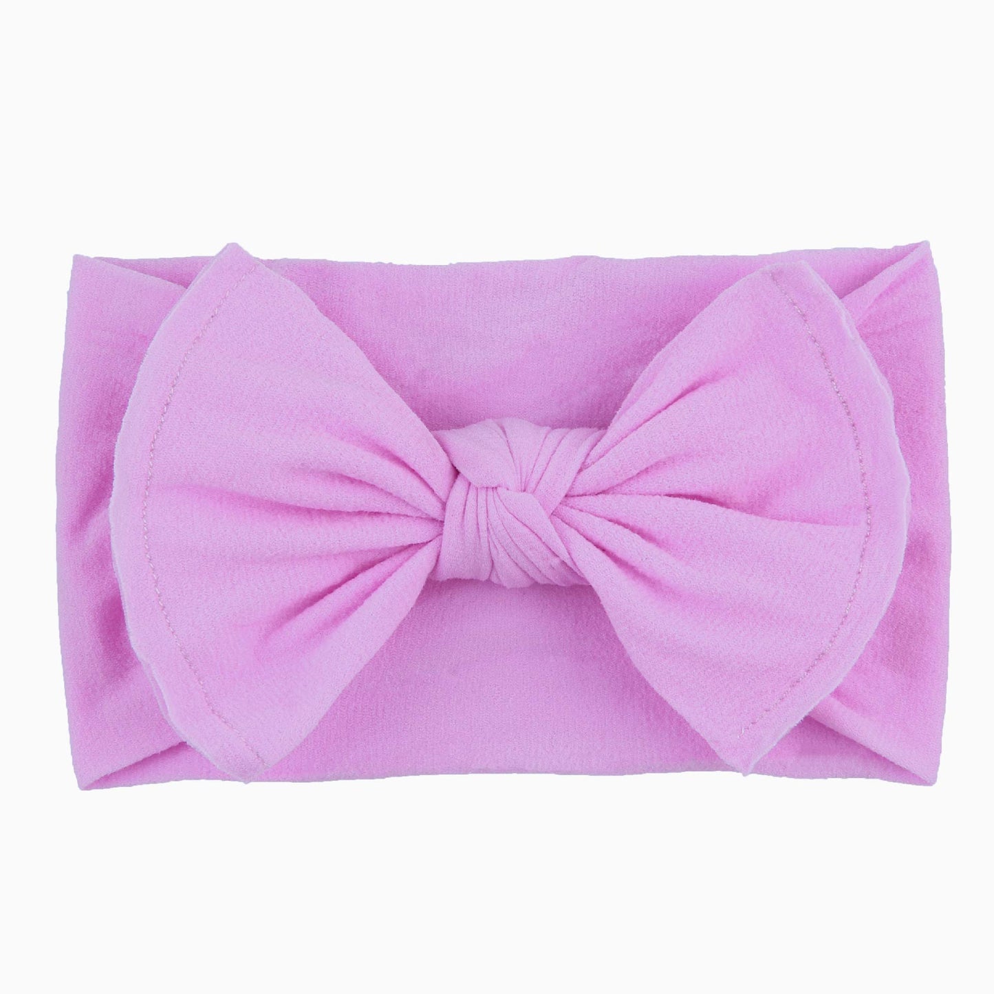 Qandsweet Baby Nylon Headbands Newborn Bows Soft Head Wraps For Infant Toddler Girls 12-Pack