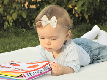 Mery Yuer Baby Girls Lace Headbands Hair Bows Nylon Hairbands For Newborn Infant Toddlers And Kids