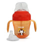 Luvlap Banana Time 150Ml Anti Spill, Interchangeable Sipper/Sippy Cup With Soft Silicone Spout And Straw For Kids Bpa Free, 1 Ye